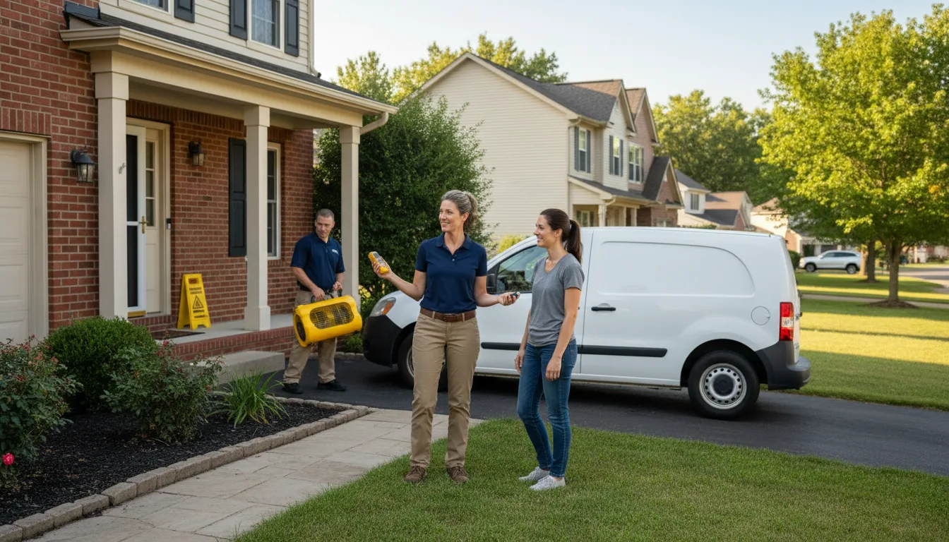Water restoration image for Home Water Damage Repair in Stevensville, MD